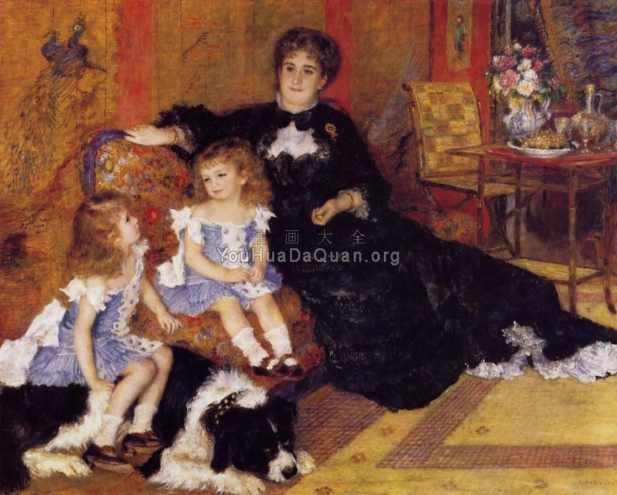 Madame Georges Charpentier and Her Children - 皮埃尔·奥古斯特·雷诺阿